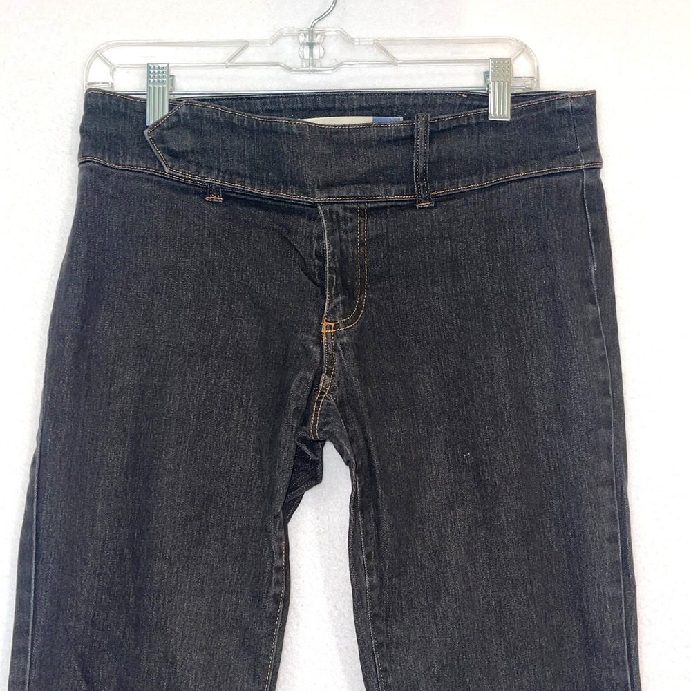 Gap Jeans Stretch Black‎ Flare legs women's junior's sz 8 - Picture 2 of 5